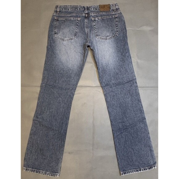 Vintage Calvin Klein Jeans Women Sz 9 Bootcut Low Rise Stretch Y2K Denim 1990s - Picture 6 of 8